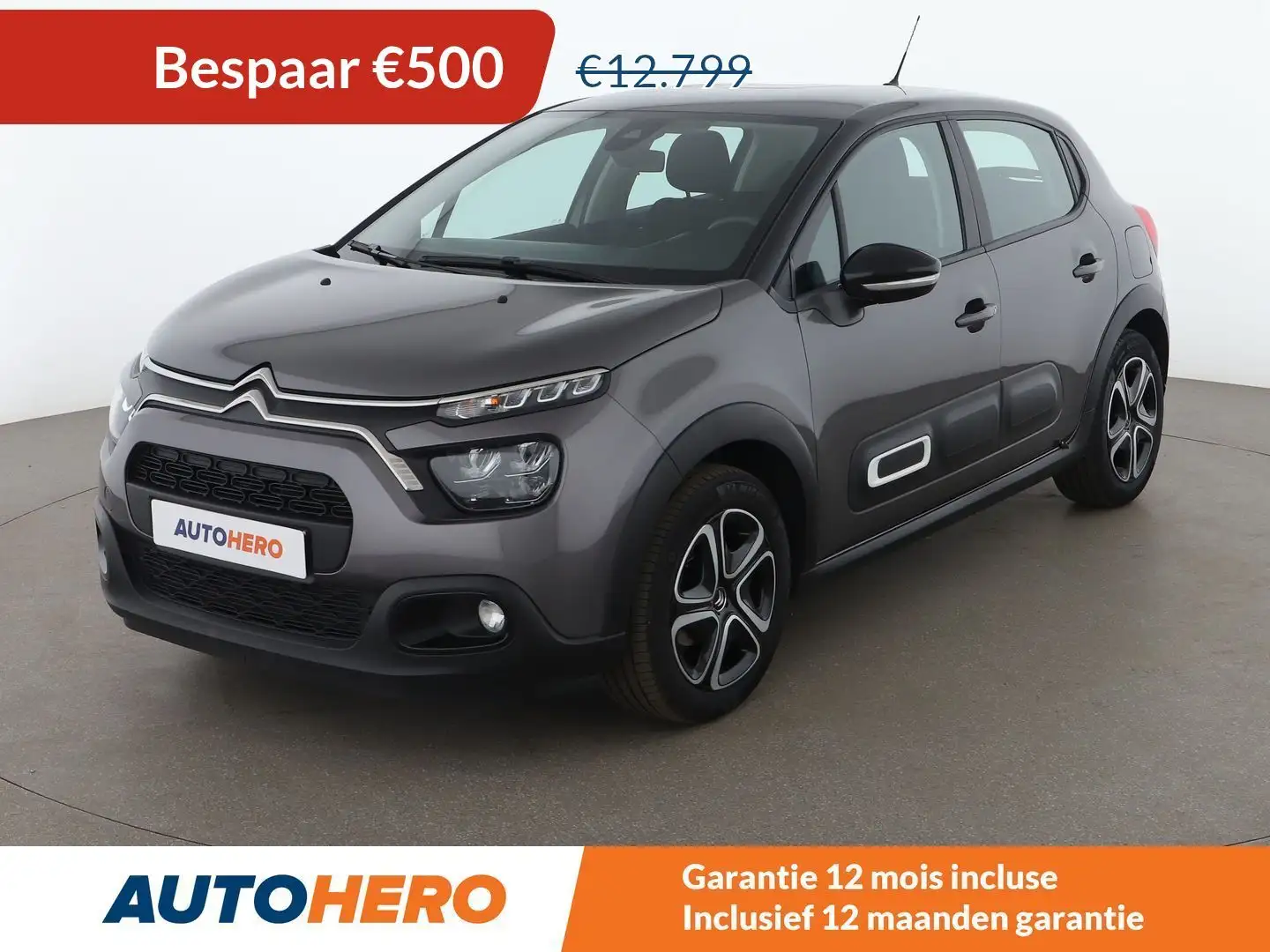 Citroen C3 1.2 PureTech Plus Gris - 1