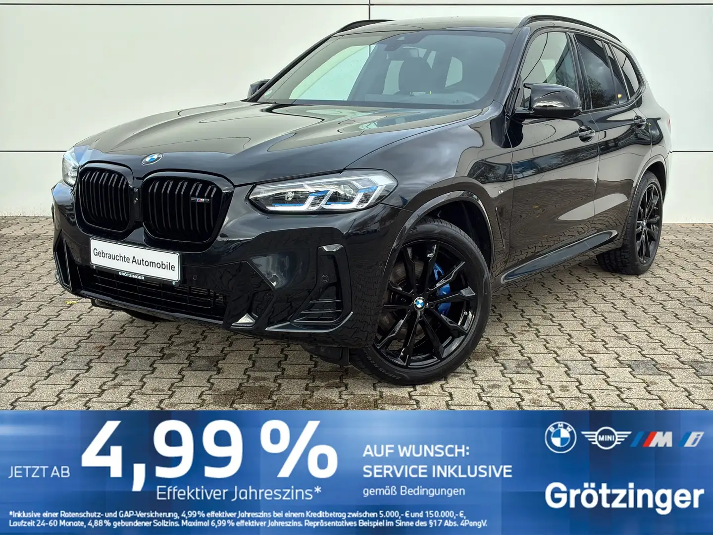 BMW X3 M 40i Laser+HUD+Stand&LenkHZ+Park&DrivingASS Schwarz - 1