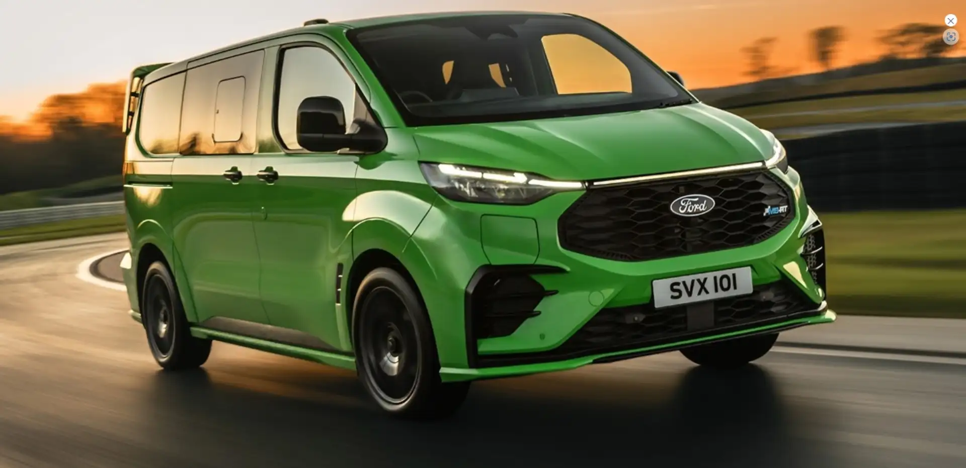 Ford Transit Custom MS-RT 2.0 320 L1 AWD LED*NAV*CAM*SH Grün - 2