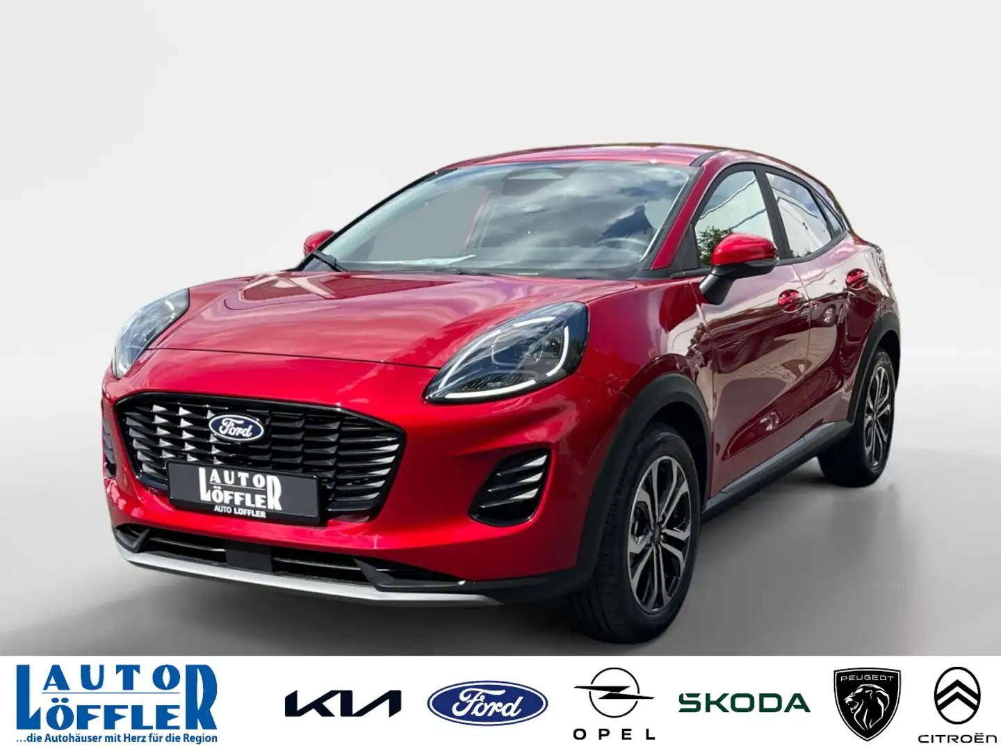 Ford Puma Titanium 1.0 PDCH* TEMP* NAVI* KLIMA* Klima Navi Rot - 1