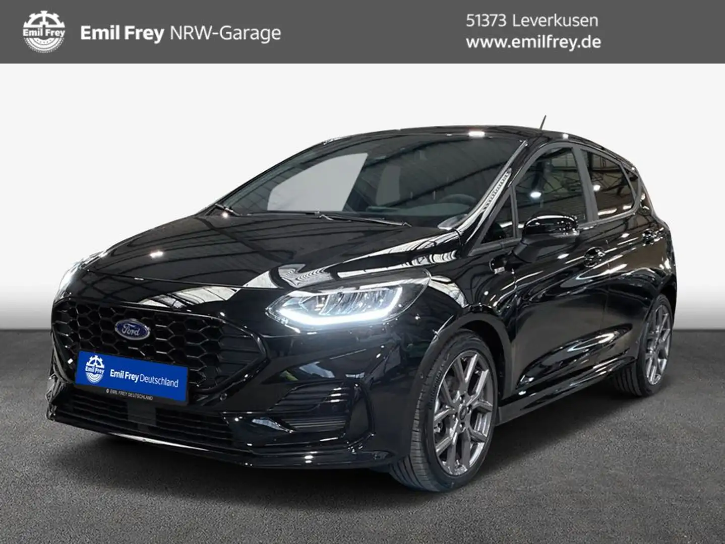 Ford Fiesta 1.0 EB Hybrid Aut. ST-LINE, Navi, PDC, Shz Fekete - 1