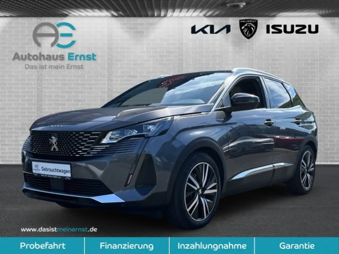 Peugeot 3008 Hybrid4 300 e-EAT8 GT Pack Gris - 1