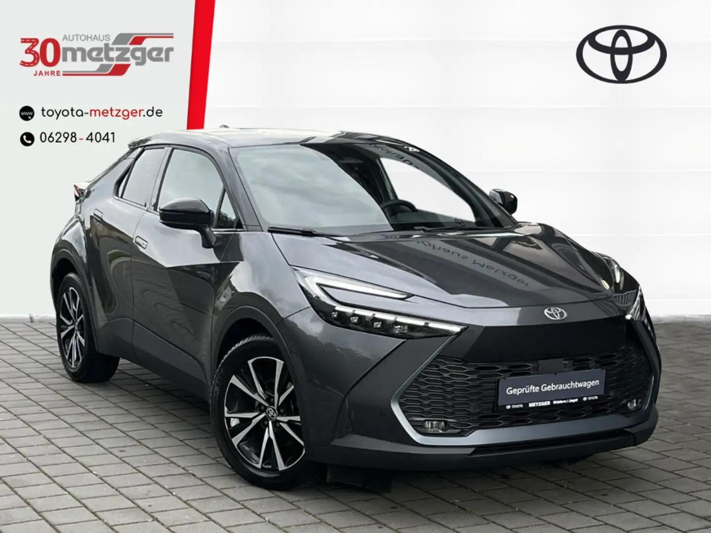 Toyota C-HR Team D Hybrid +Navi +LED +Smartphone-Integr. Sitzh Gris - 1