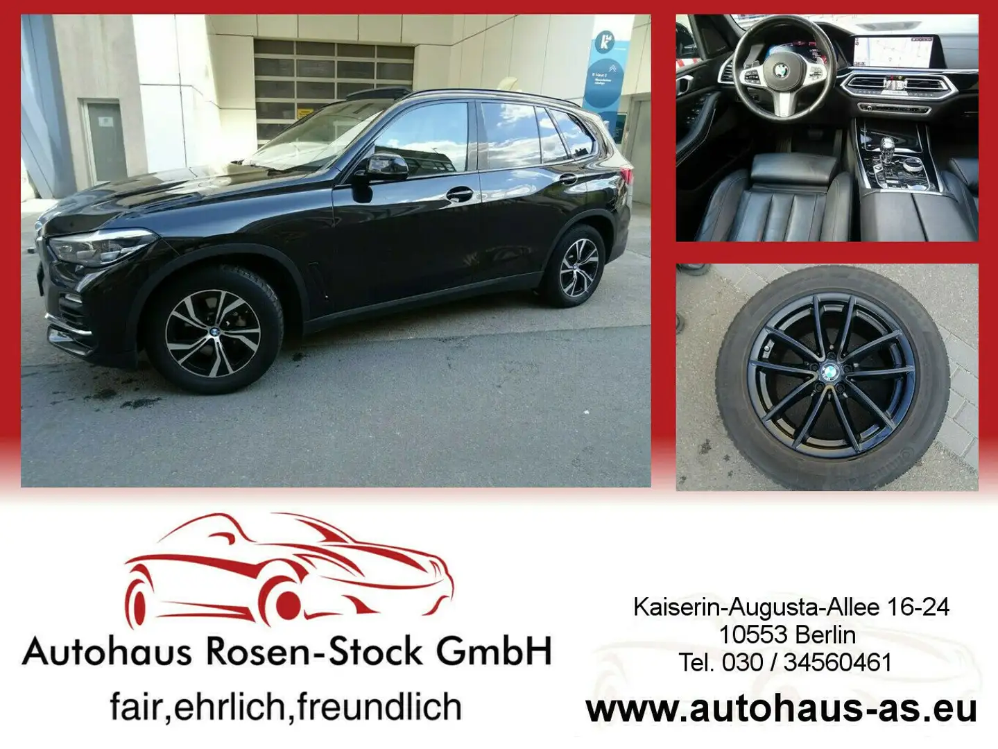 BMW X5 xDrive 30d xLine,SAG,ACC,AHK,Ledersportsitze crna - 1