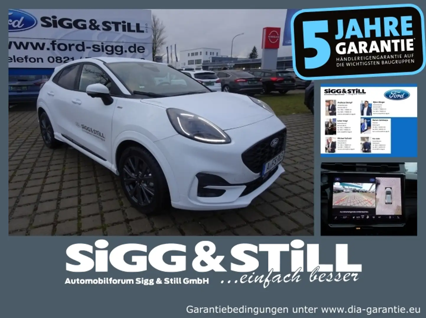 Ford Puma ST-Line X **NEUES MODELL** NAV*LED*360°*B&O Weiß - 1