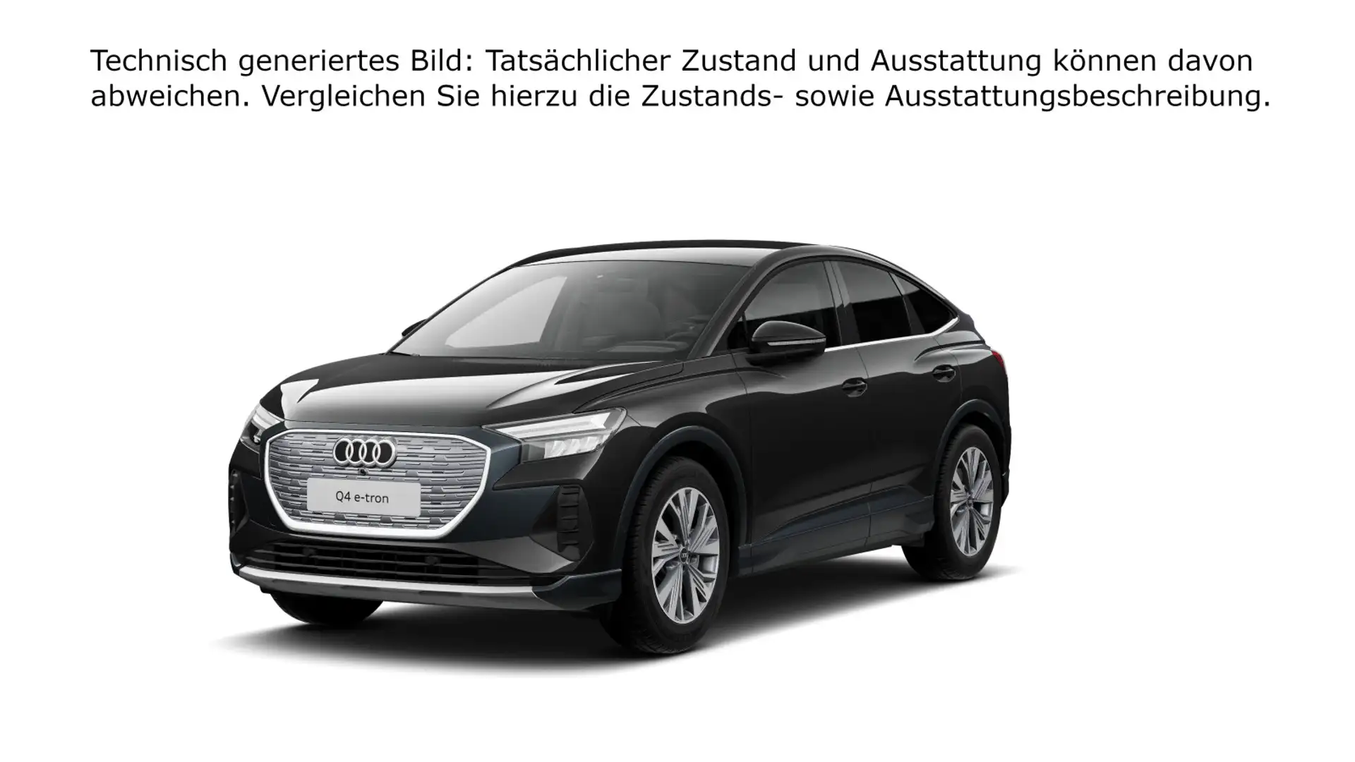 Audi Q4 e-tron Q4 Sportback 50 e-tron quat. Schwarz - 2