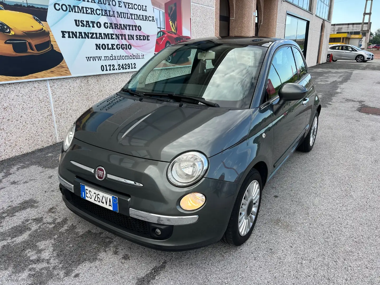 Fiat 500 1.2 Lounge EURO5 Grigio - 1