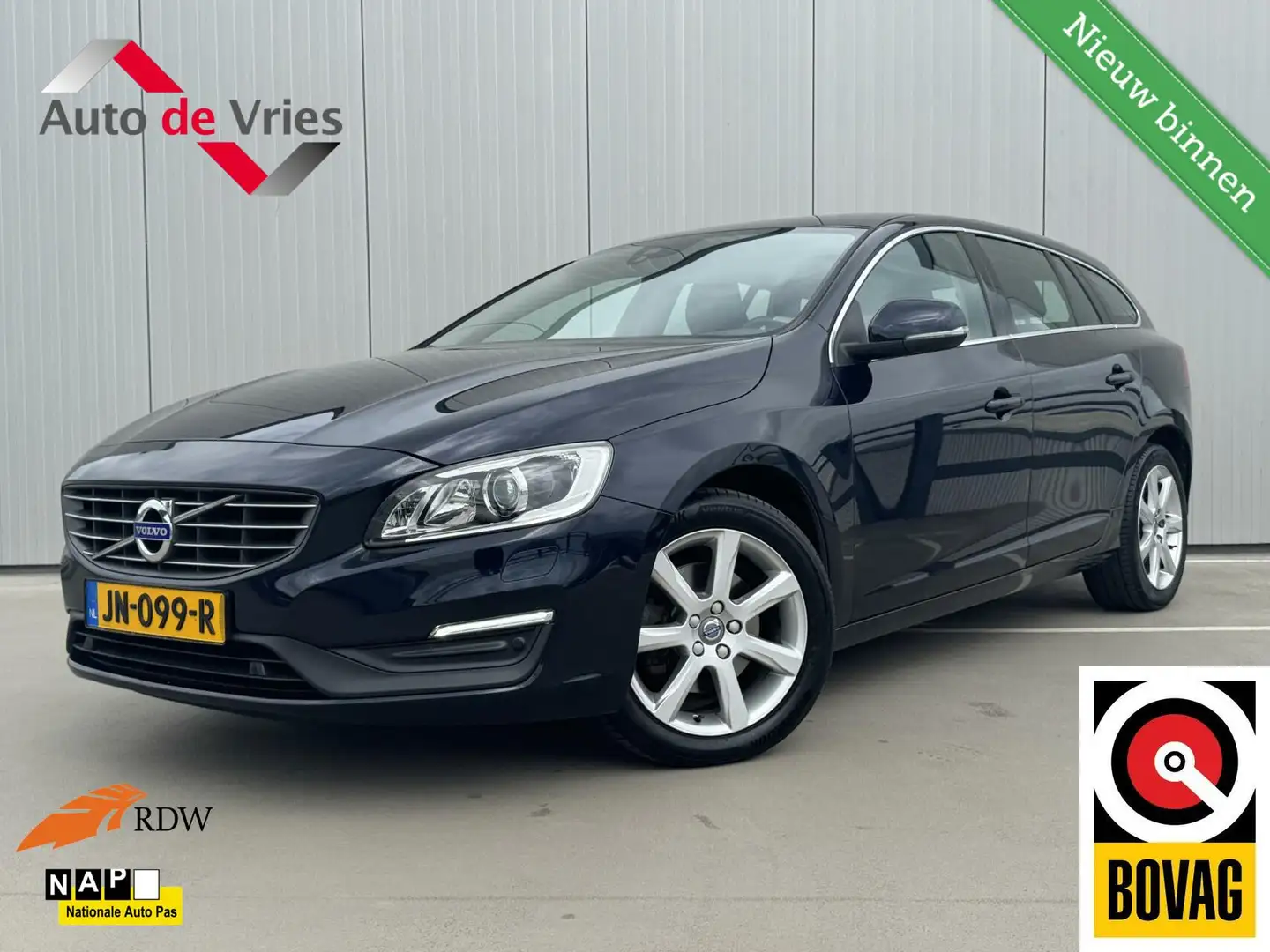 Volvo V60 1.5 T3 Nordic+|Navi|NL-Auto|Geartronic Azul - 1