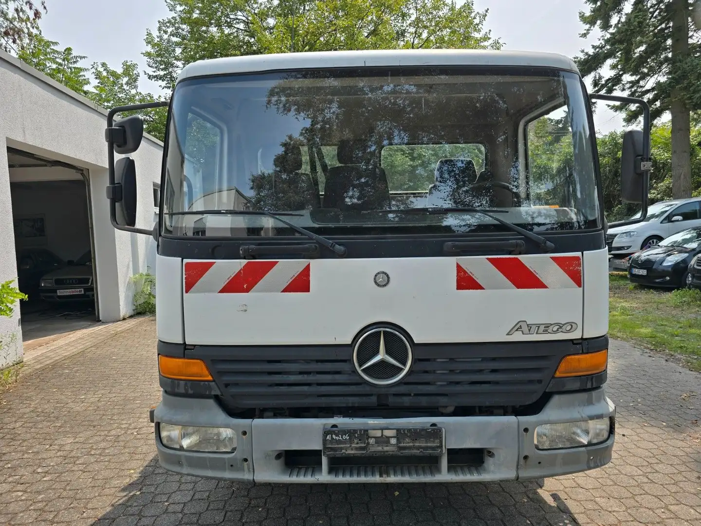 Mercedes-Benz ATEGO 815LKW 3 Seiten Kipper Off. Kasten  972.02 Weiß - 1