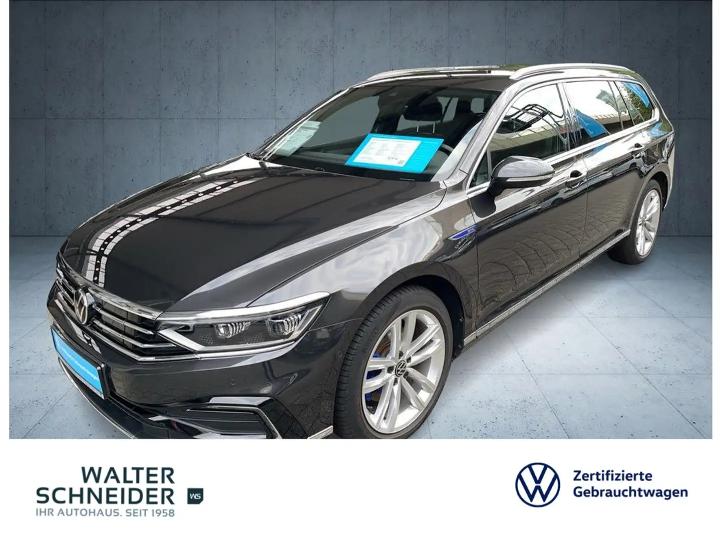 Volkswagen Passat Variant 1.4 TSI DSG GTE Navi AHK Matrix Сірий - 1