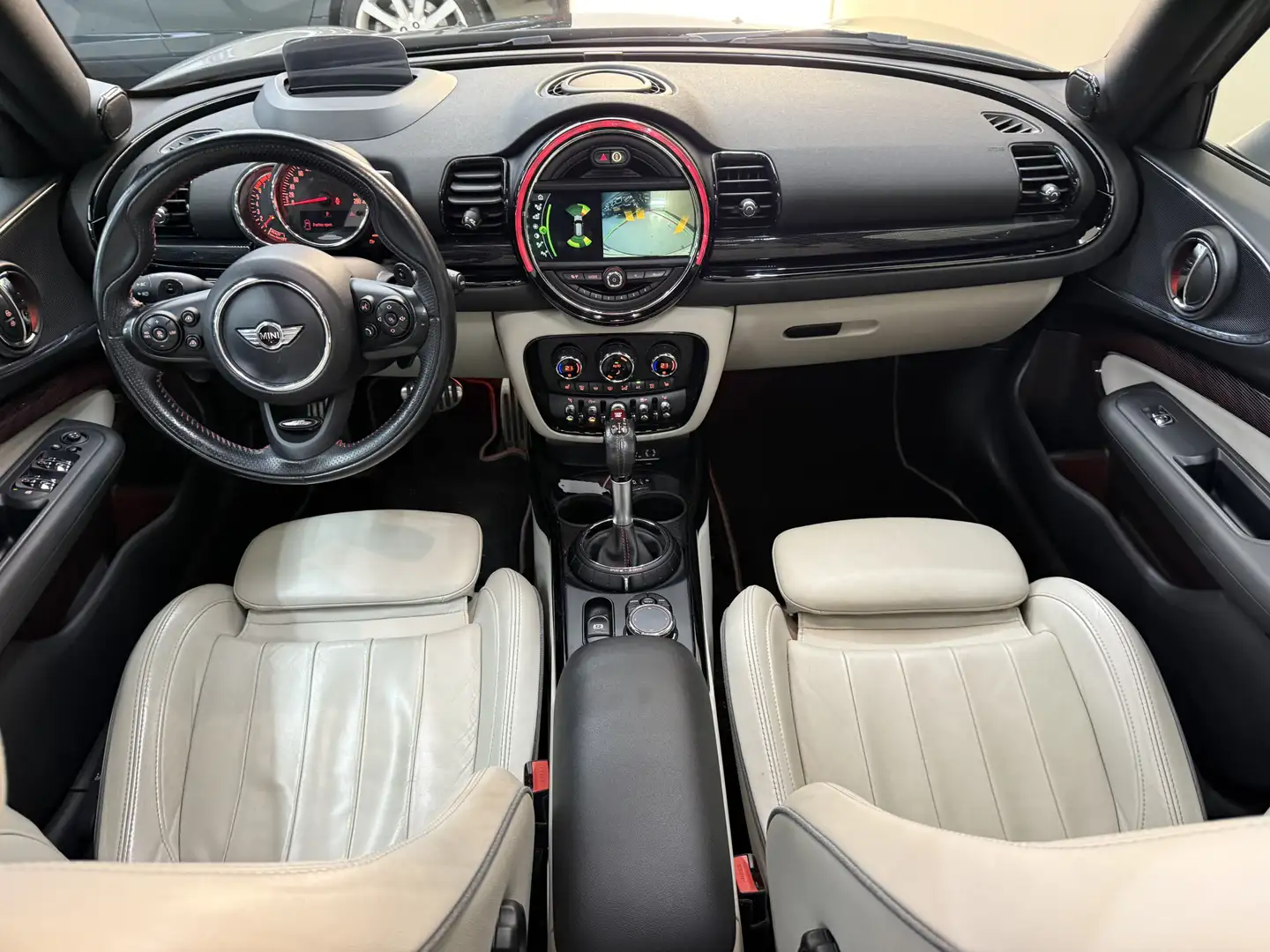 MINI John Cooper Works Clubman Mini 2.0 ALL4 Chili, 230Pk, 2017, Volledig leder, Grau - 2