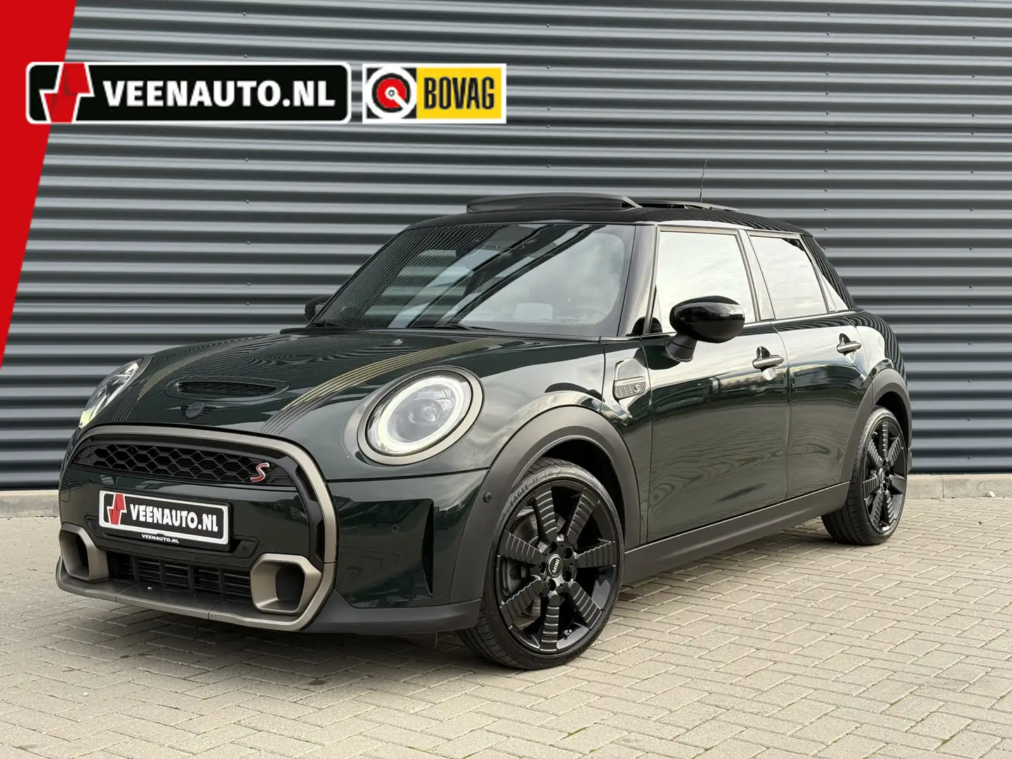 MINI Cooper S Mini 2.0 Resolute Pano/H&K/Camera/Leder Groen - 1