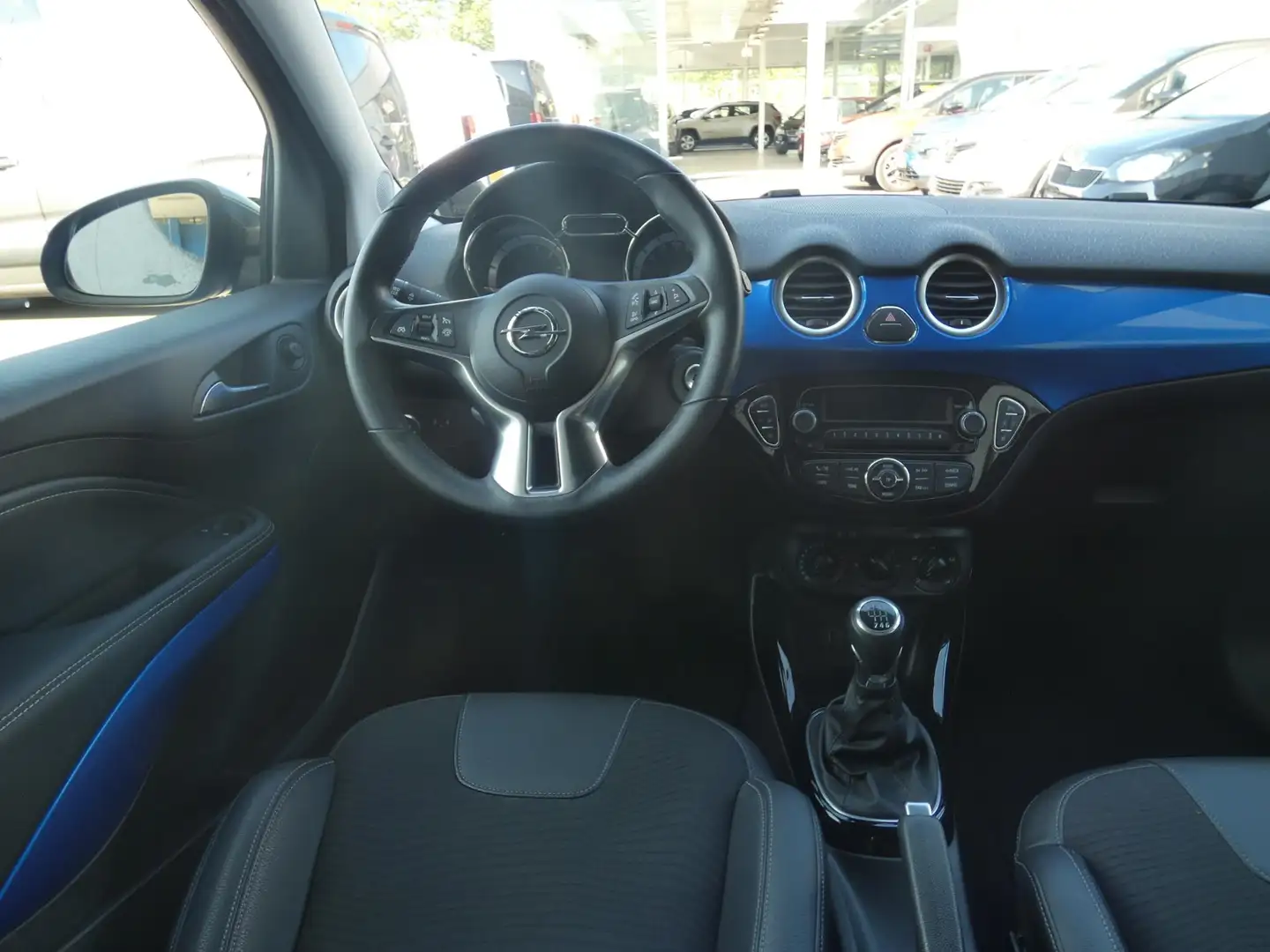 Opel Adam 1.0 Turbo Rocks Favourite | SCHUIFDAK | Blauw - 2