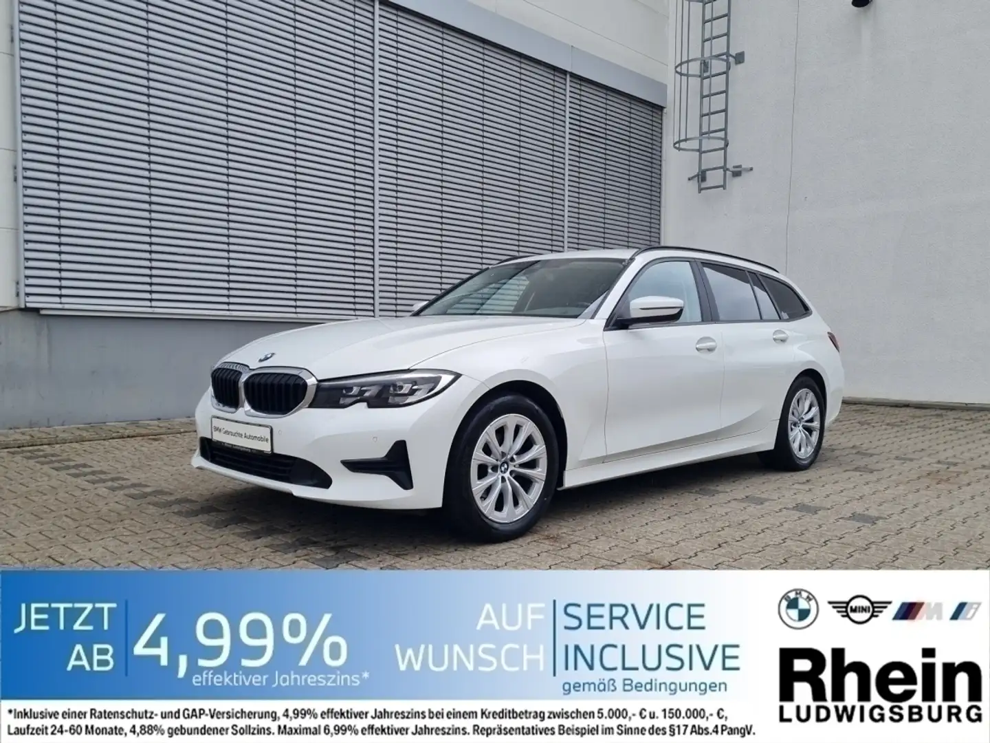 BMW 318 iA Tour. Advantage LED.Navi.PDCvo+hi.DAB.S-LR Blanc - 1
