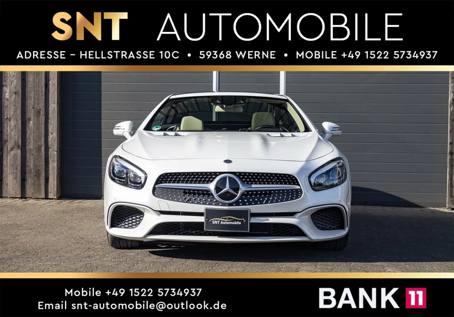 Mercedes-Benz SL 400 SL450 AMG Panorama SHZ Massage (23) Blanc - 2