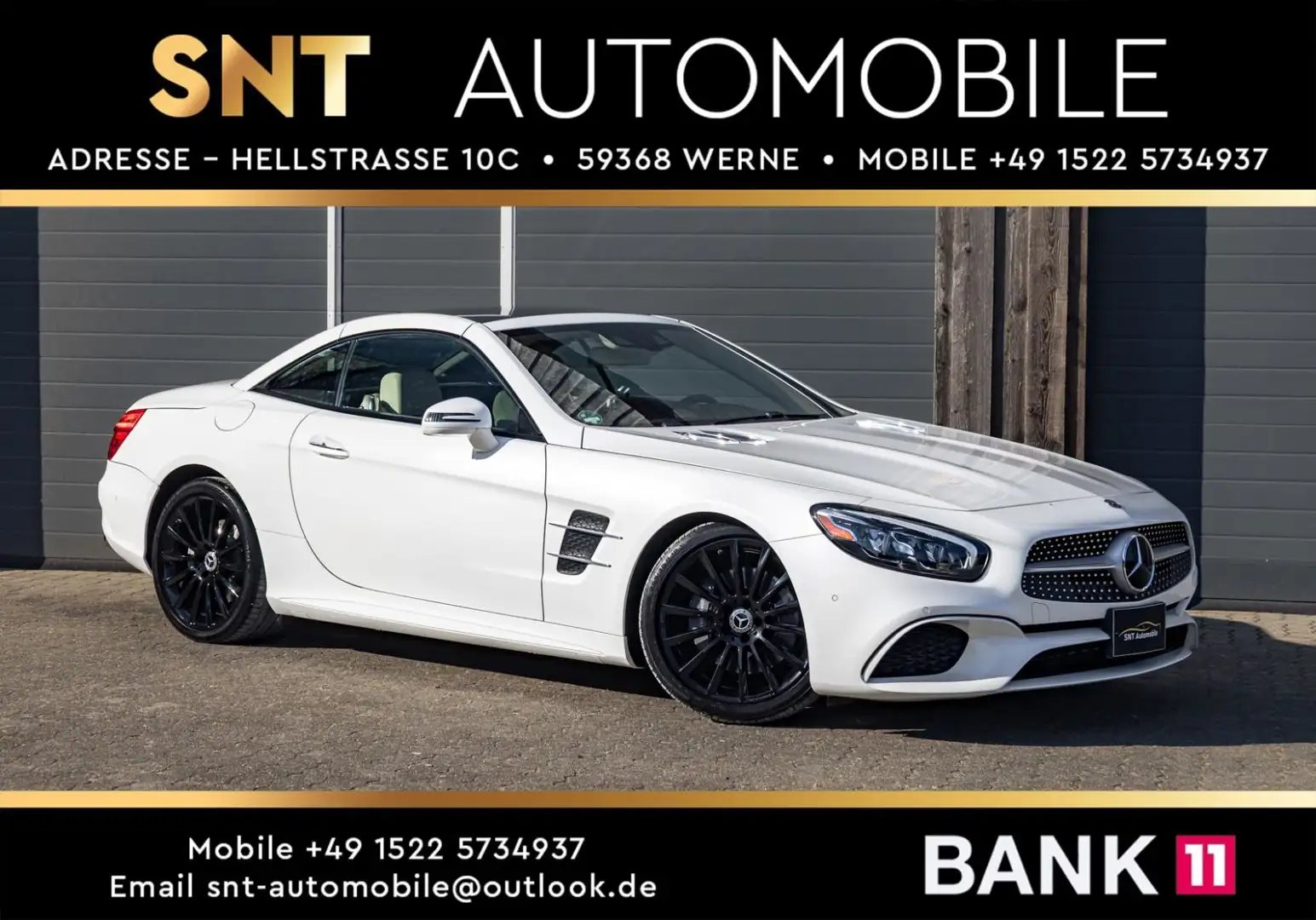 Mercedes-Benz SL 400 SL450 AMG Panorama SHZ Massage (23) Blanc - 1