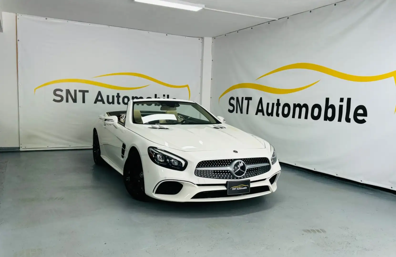 Mercedes-Benz SL 400 SL450 AMG Panorama SHZ Massage Blanc - 1