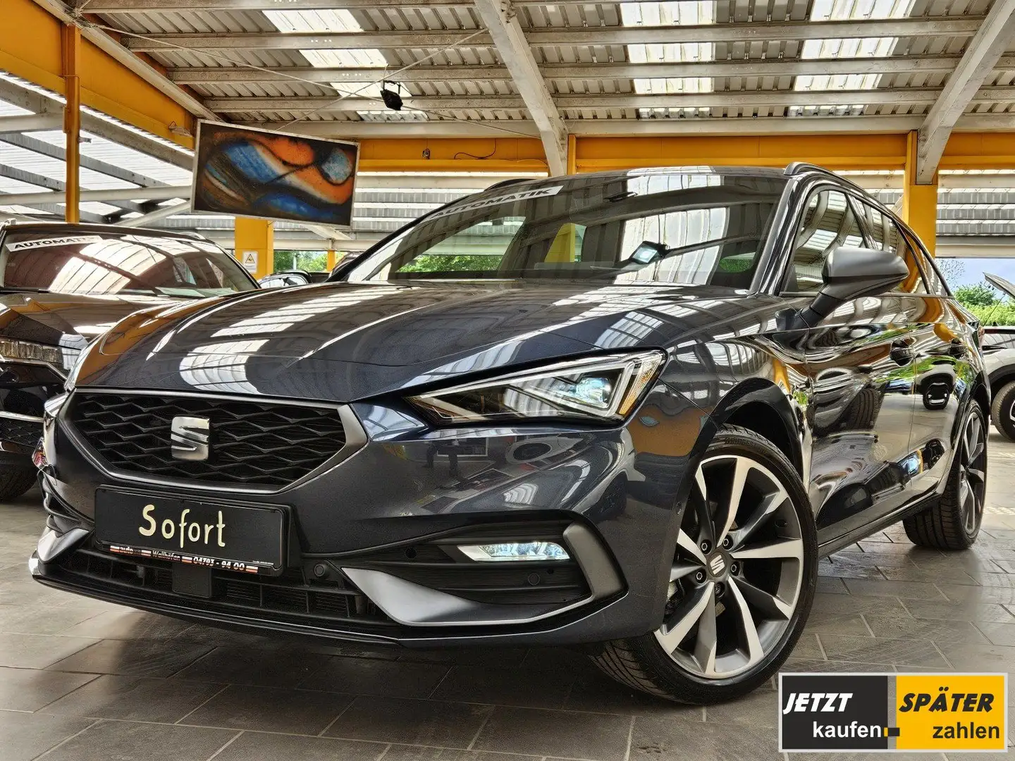 SEAT Leon ST FR Exclusive eTSI eHeckk. Kamera T-Leder Grau - 1