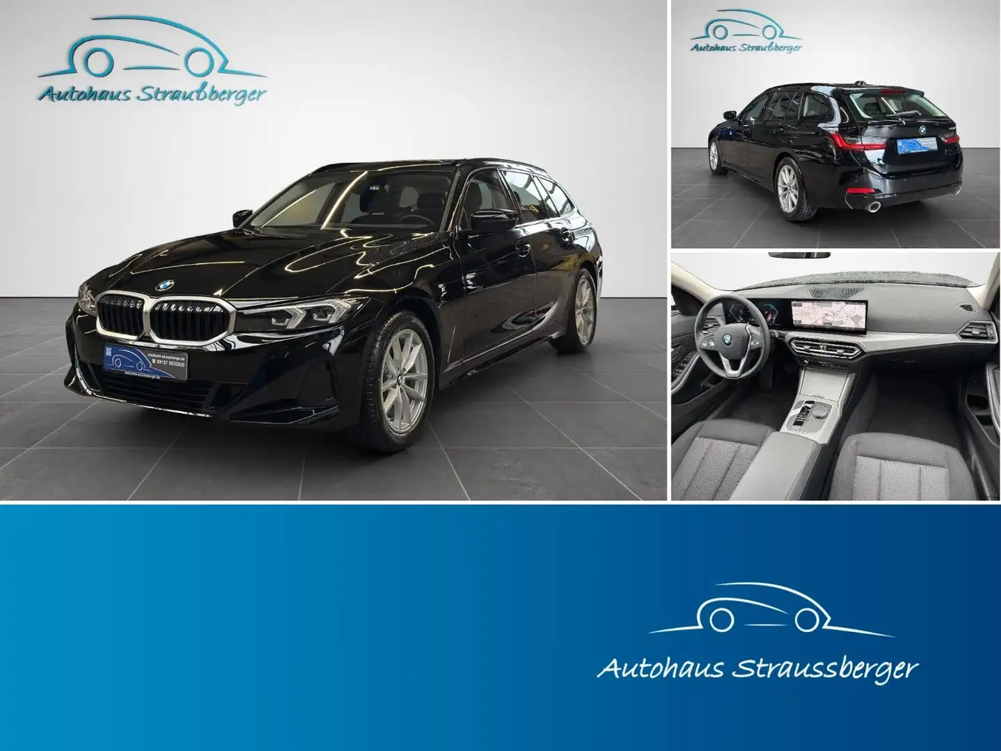 BMW 320 d Touring TMP SHZ KZU LED 3ZK Memorysitze Schwarz - 1