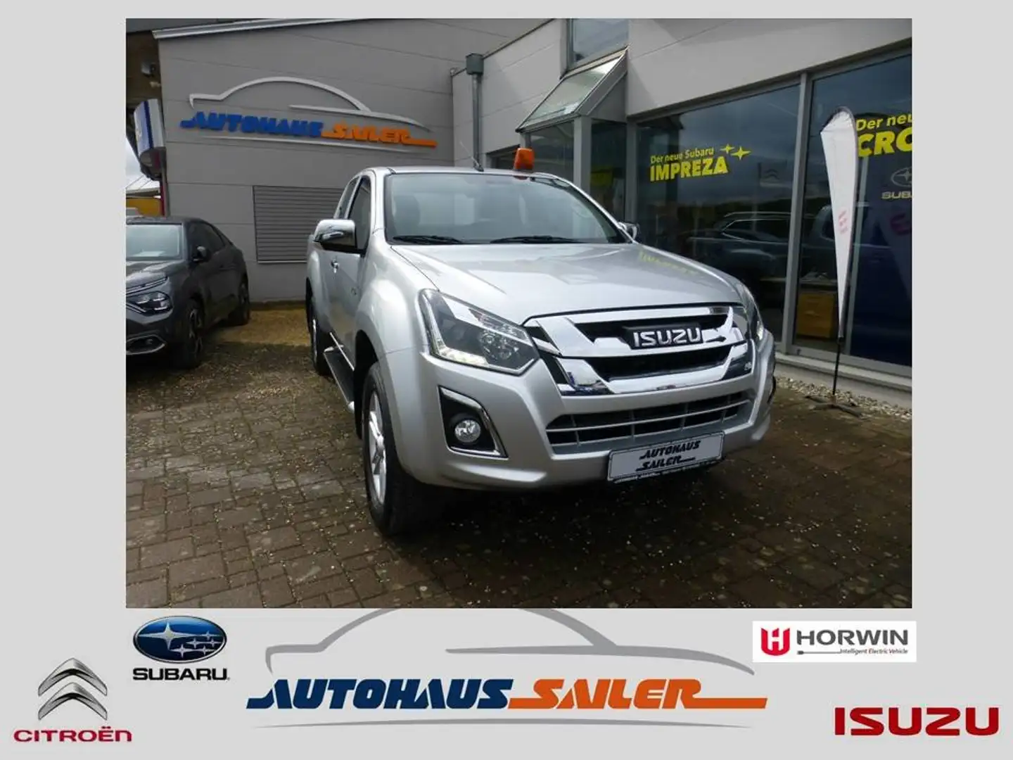 Isuzu D-Max 1.9l Space Cab 4x4 Klima, AHK, Automatik Argent - 1