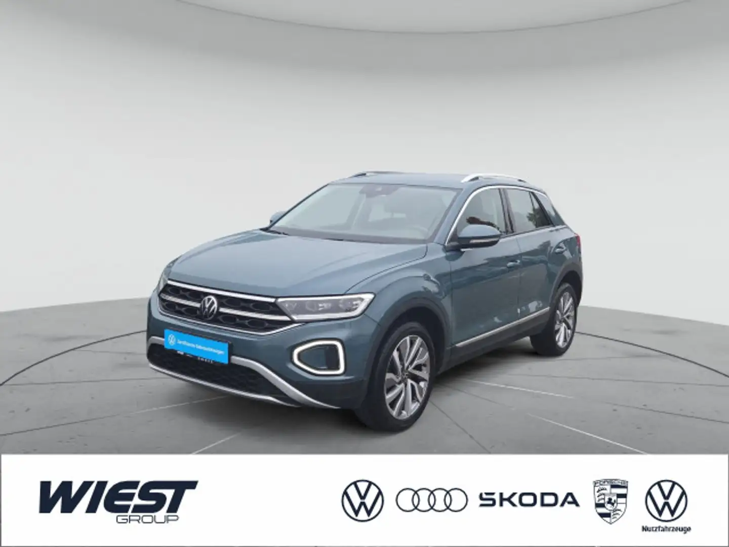 Volkswagen T-Roc Style 1.5 TSI DSG, KAM/18"/ACC/LED/NAVI/KL Blau - 1