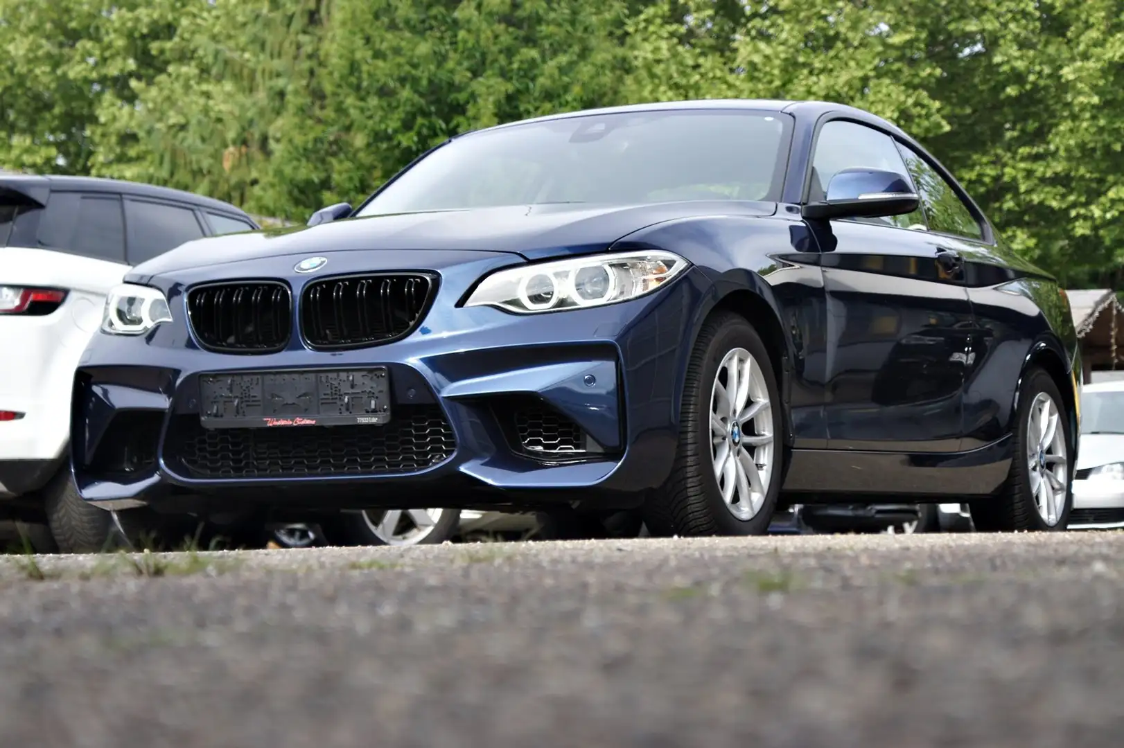 BMW 218 218 i Coupe Automatik Sport 85TKM Blau - 1