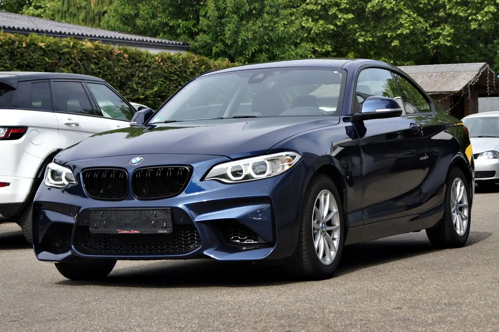 BMW 218 218 i Coupe Automatik Sport 85TKM Blau - 2