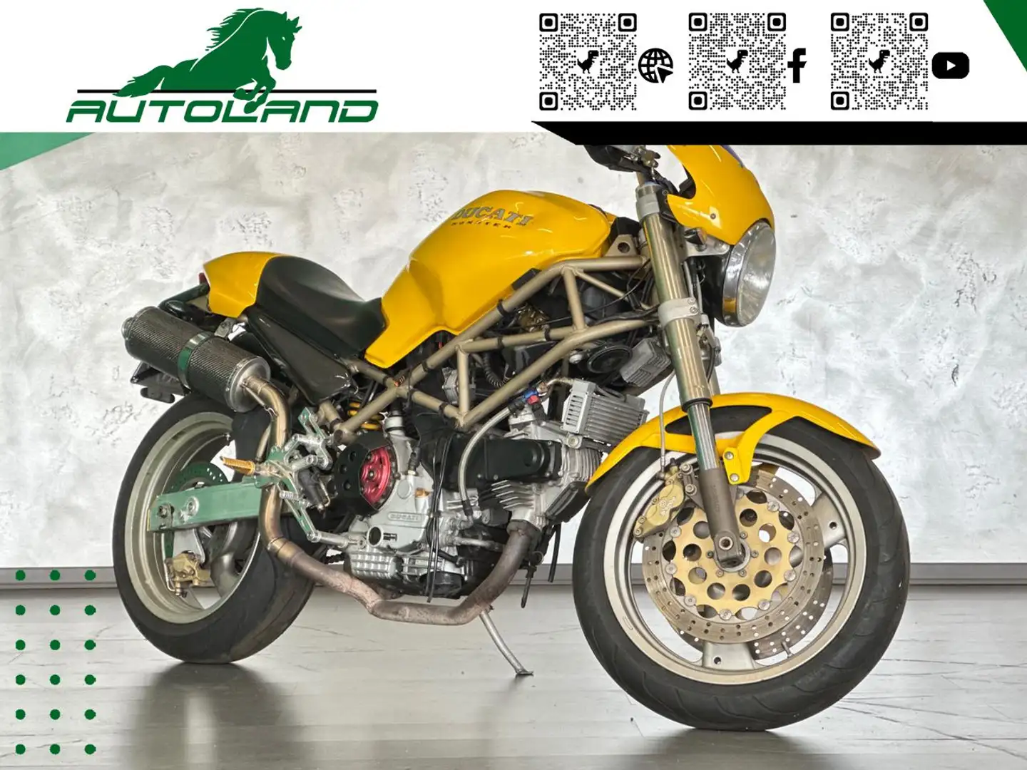 Ducati Monster 900 Frizione a secco*Inserti carbon Look*Cupolino* Giallo - 2