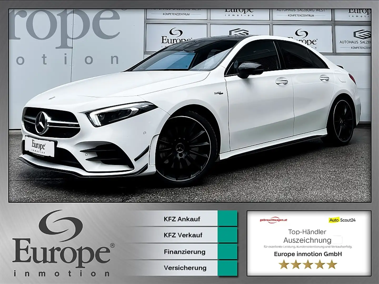 Mercedes-Benz A 35 AMG Limousine 4-Matic /Pano/LED/MBUX/Navi/ Weiß - 1