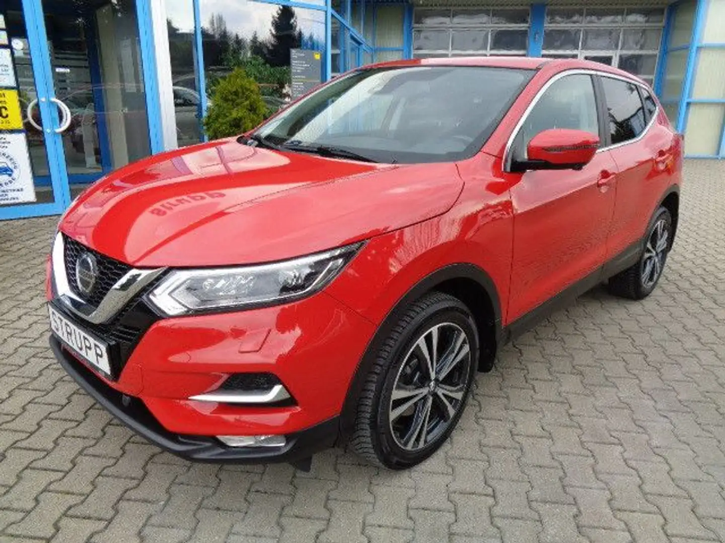 Nissan Qashqai Tekna+ AHK/Gute Ausst./Top Gepflegt Rot - 1
