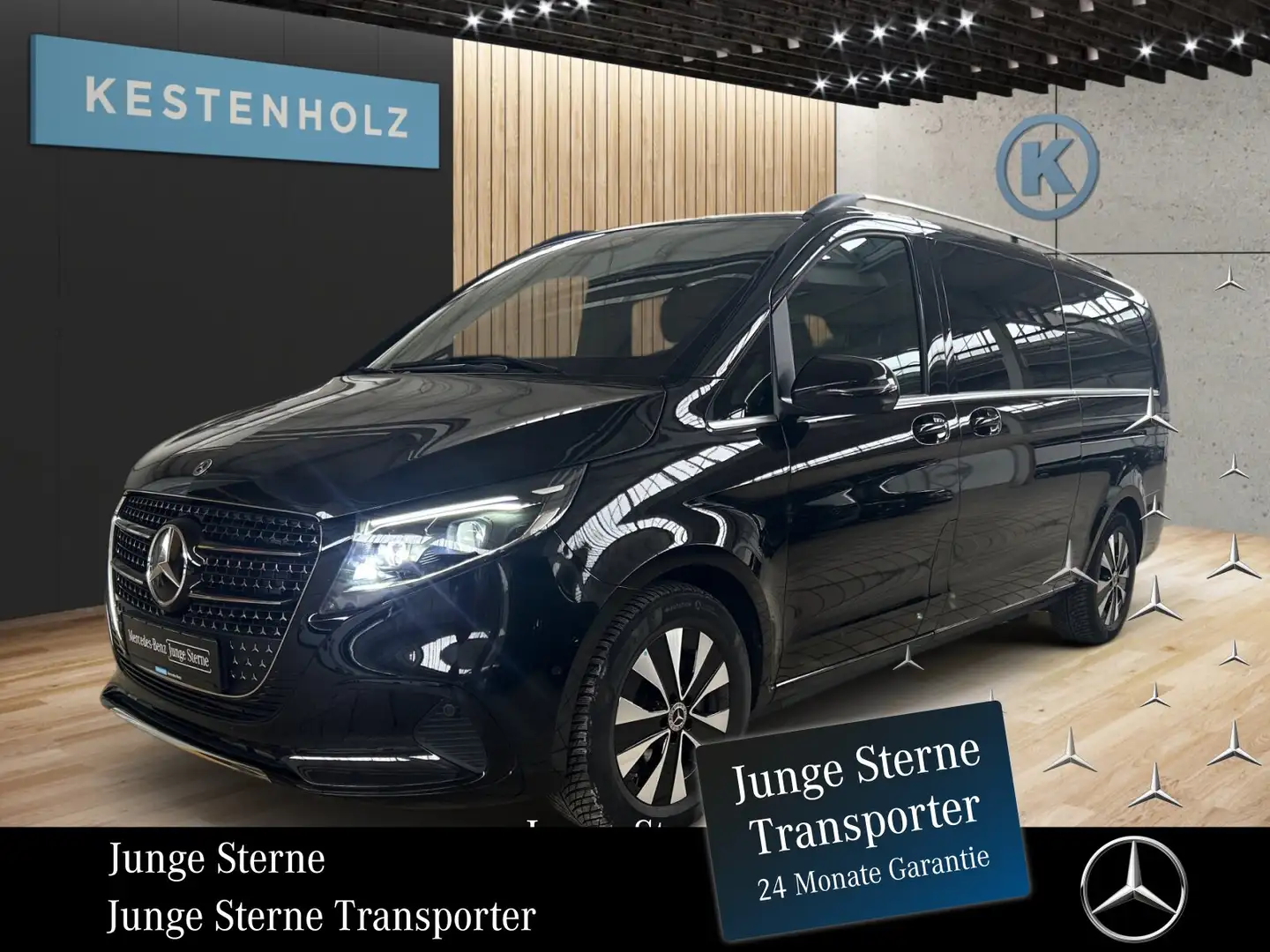 Mercedes-Benz V 300 AVANT EXTRA *MBUX*STHZ*360°KAM*MOPF*LEDER*E-TÜR* Schwarz - 1