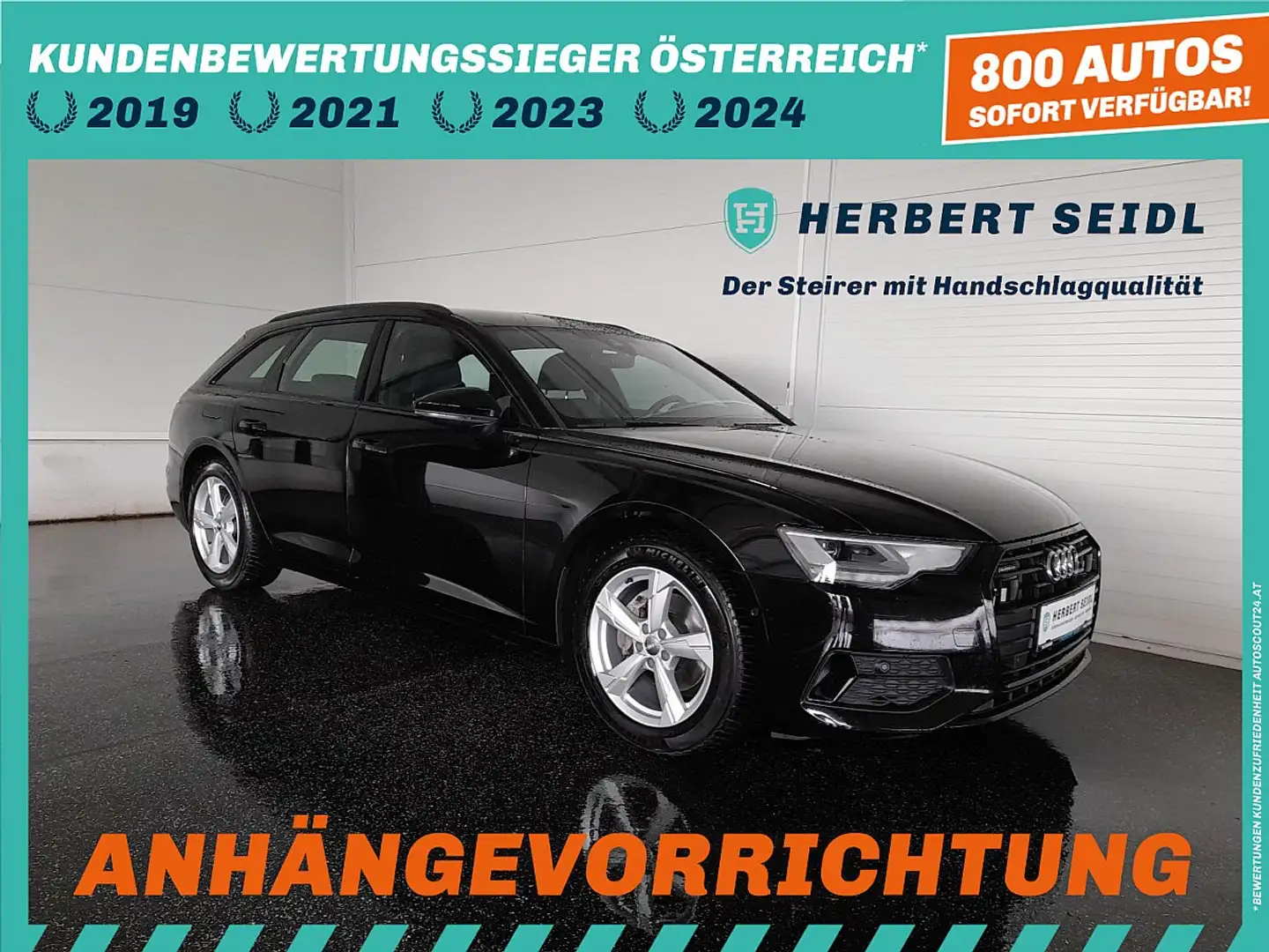 Audi A6 Avant SPORT 40 TDI quattro S-tr *STANDHZG / VOL... Noir - 1