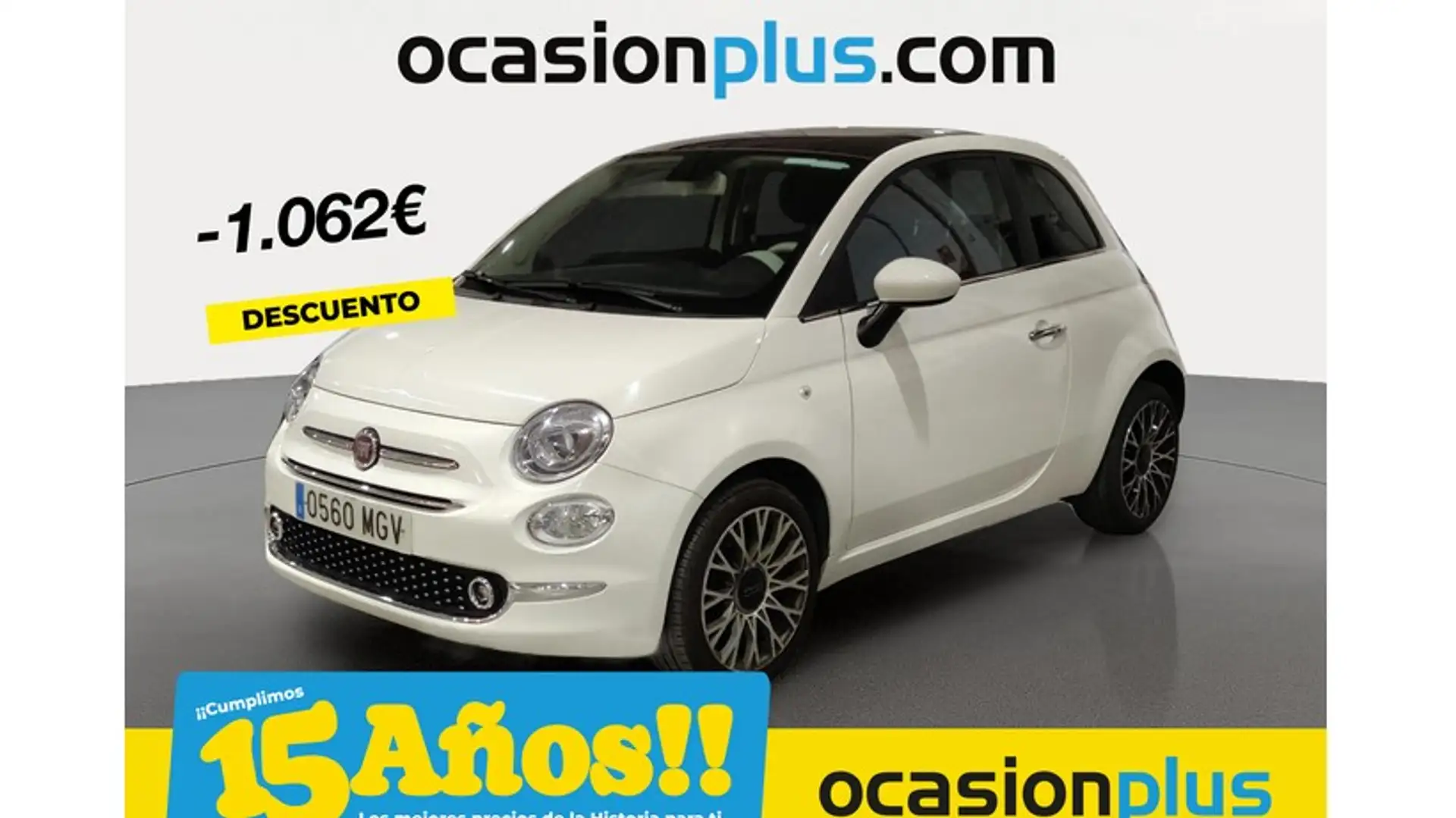 Fiat 500 1.0 Hybrid Dolcevita 52kW Blanco - 1