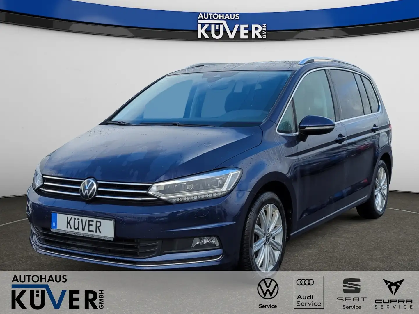 Volkswagen Touran Highline 2,0 TDI DSG Navi+ACC+AHK+LED+7S Albastru - 1