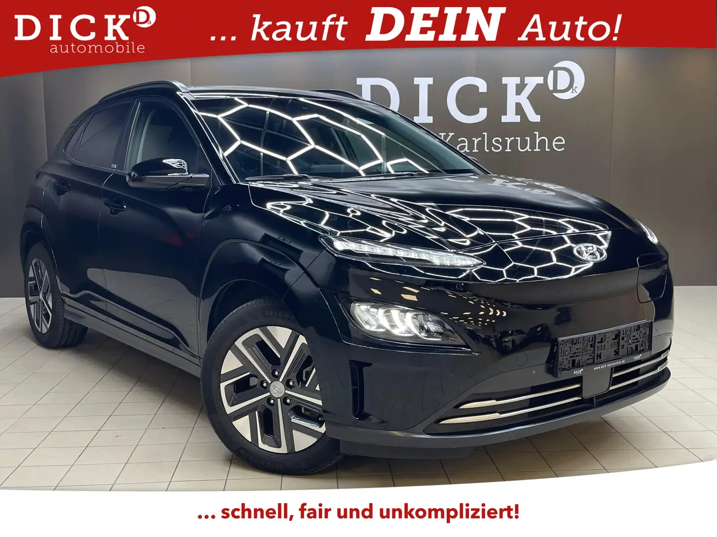 Hyundai KONA Trend WERKSGA+NAVI+LED+SHZ+KAM+ACC+KRELL+WP Schwarz - 1
