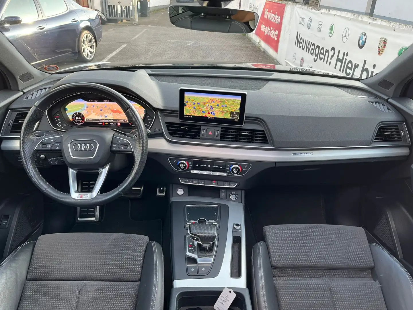 Audi Q5 quattro S-LINE*PANO*KEYLESS*B&O*HEAD-UP*RFK*A Schwarz - 2