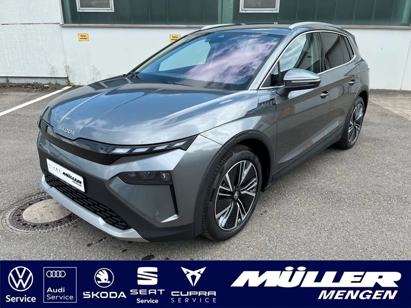 Skoda Elroq 85 Loft Plus|AHK|Wärmepumpe|Transp.|Winter Сірий - 1