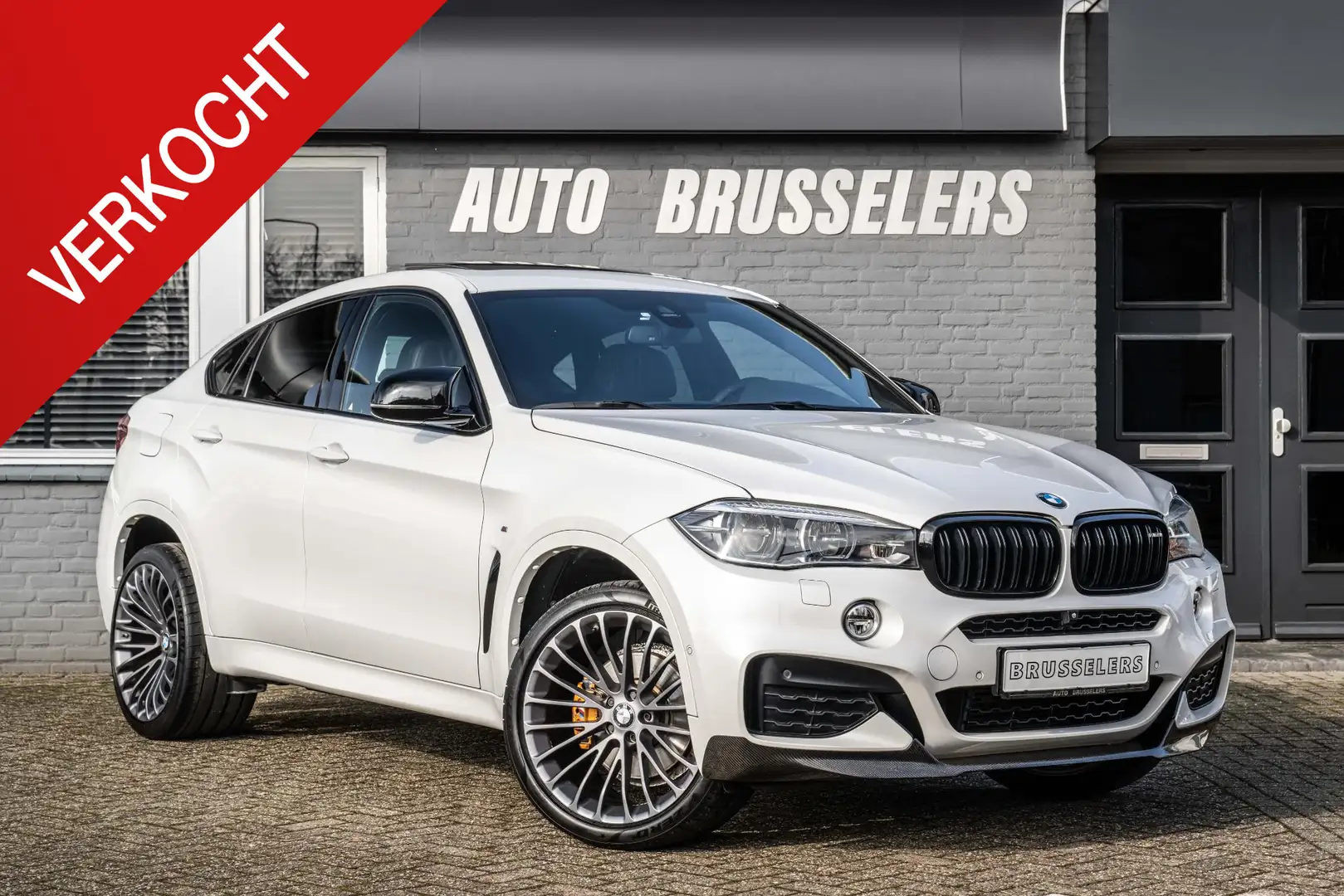 BMW X6 xDrive35i High Executive M sport Pano 21"lm Carbon Blanc - 1