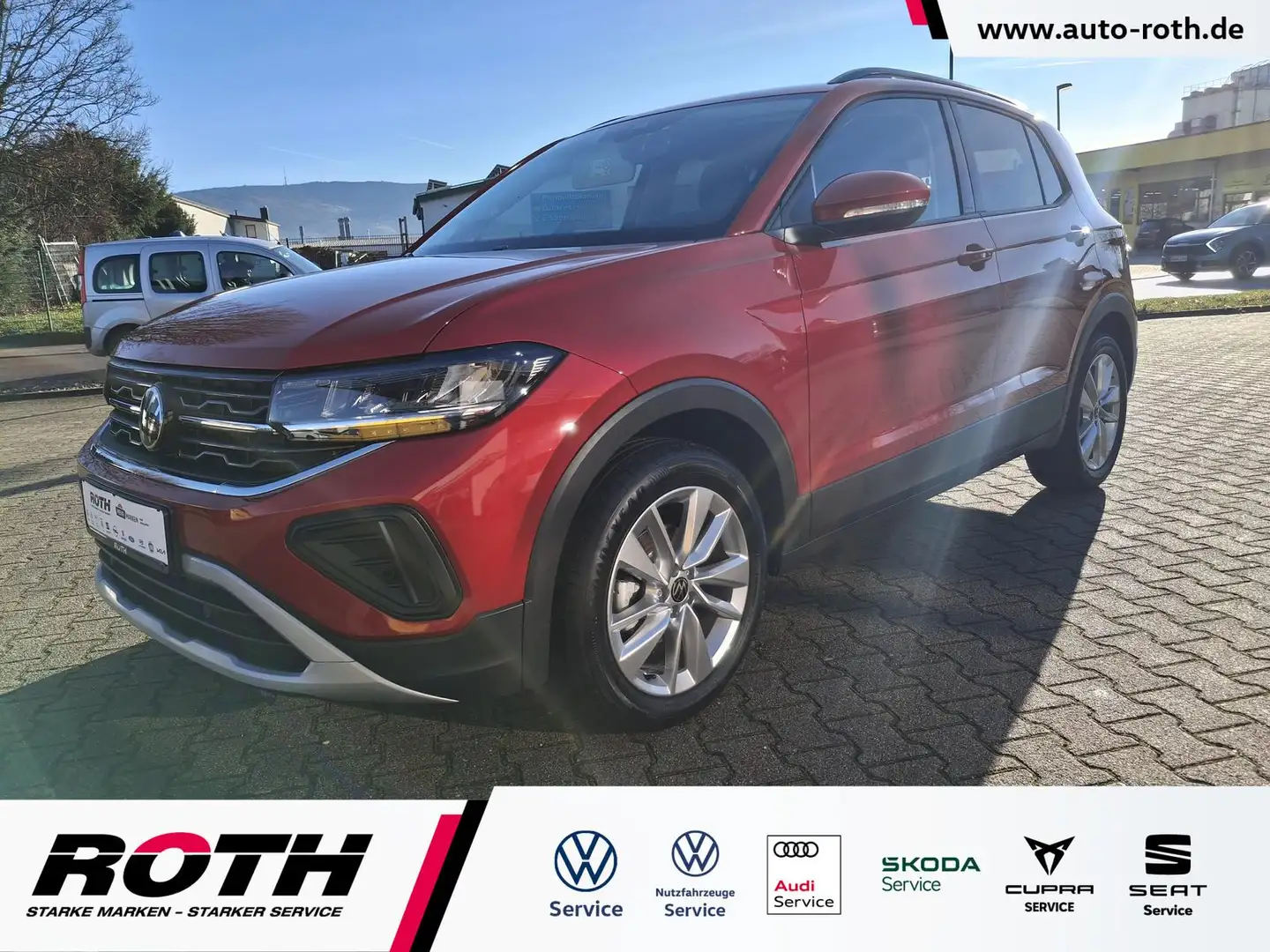 Volkswagen T-Cross 1.0 TSI DSG MJ26  LED*Kamera*ACC*AHK*Alu Rot - 1