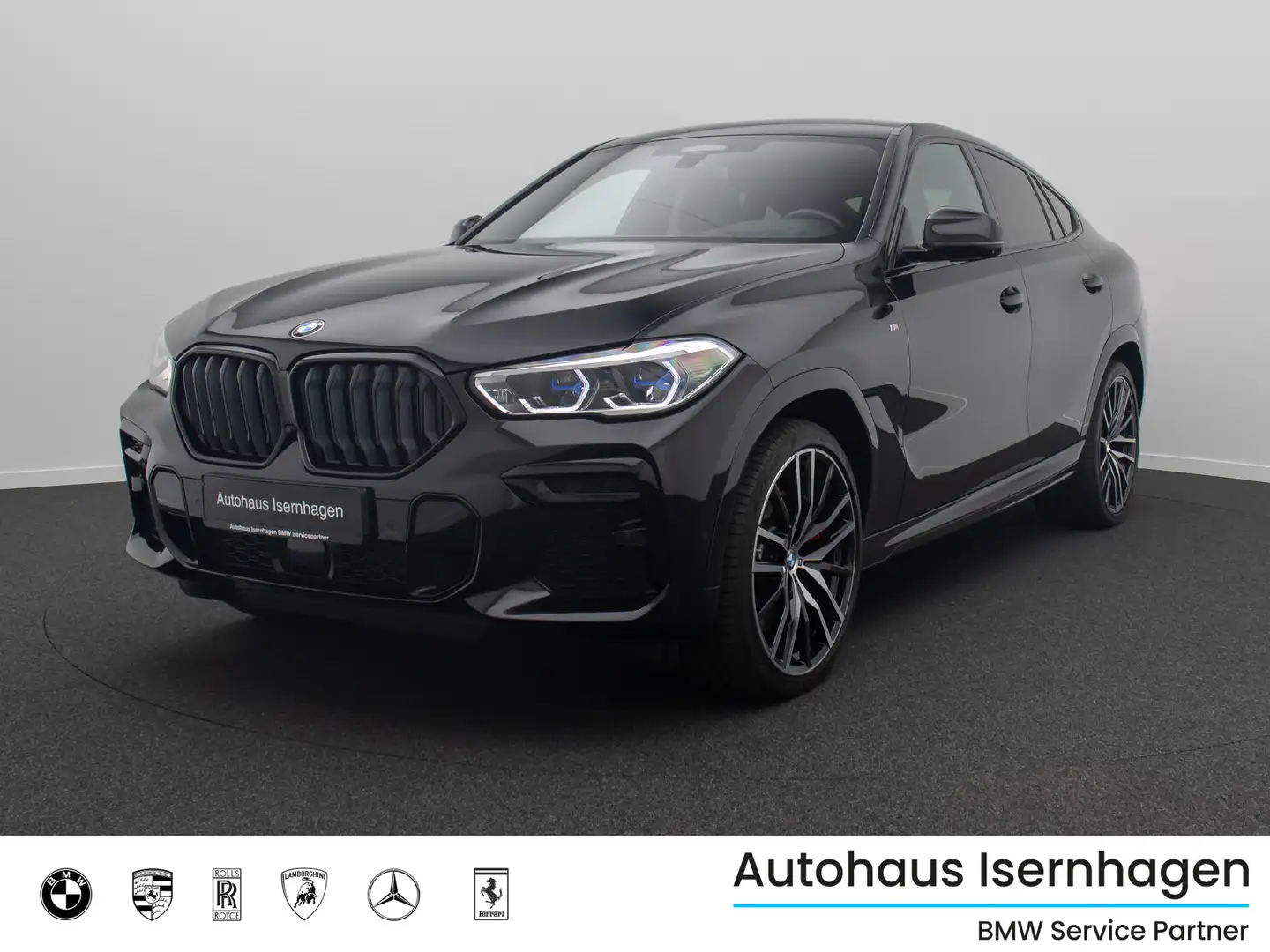 BMW X6 M 360°Laser SoftCl DAB DisplKey Panorama Noir - 1