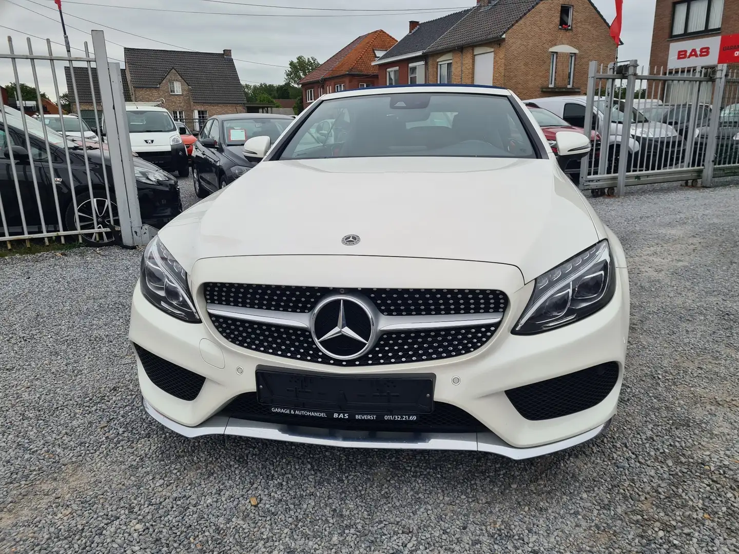 Mercedes-Benz C 180 Cabrio☆AMG-LINE☆1jGARANT☆360°CAM☆NAV☆DAB☆AUTOMAAT Wit - 2