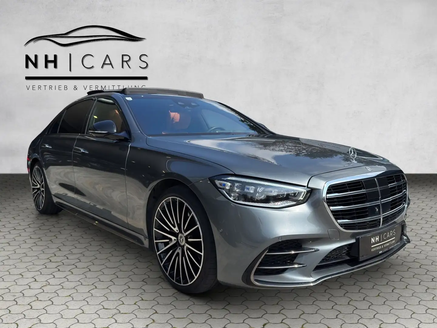 Mercedes-Benz S 400 d AMG Line lang 4Matic/Premium-Plus/Executive Fond Argintiu - 1
