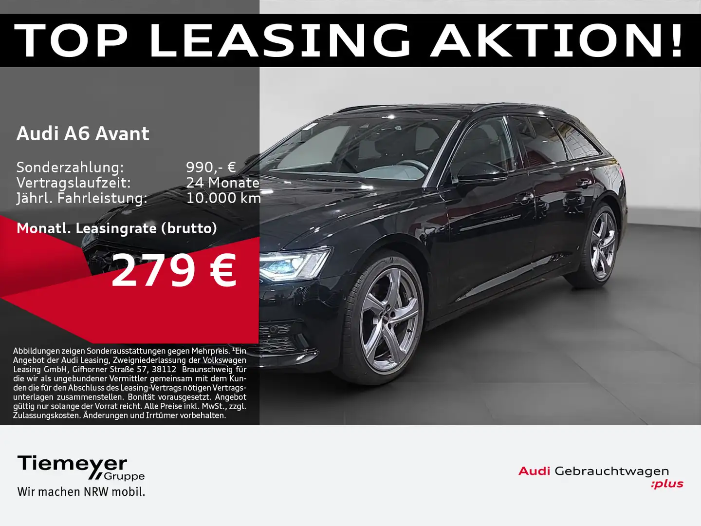 Audi A6 45 TDI Q ADVANCED LM19 MEMORY KAMERA AH Schwarz - 1