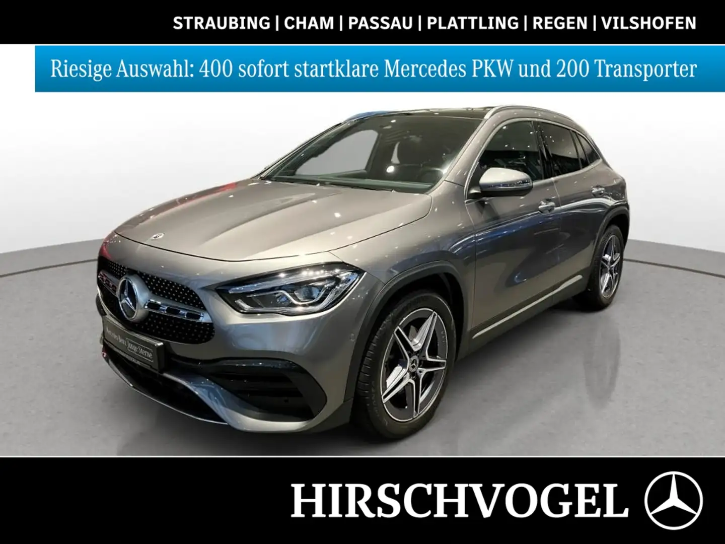 Mercedes-Benz GLA 250 4M AMG-Line+Pano+AHK+MBUX+Navi-P+LED+Kam Grau - 1