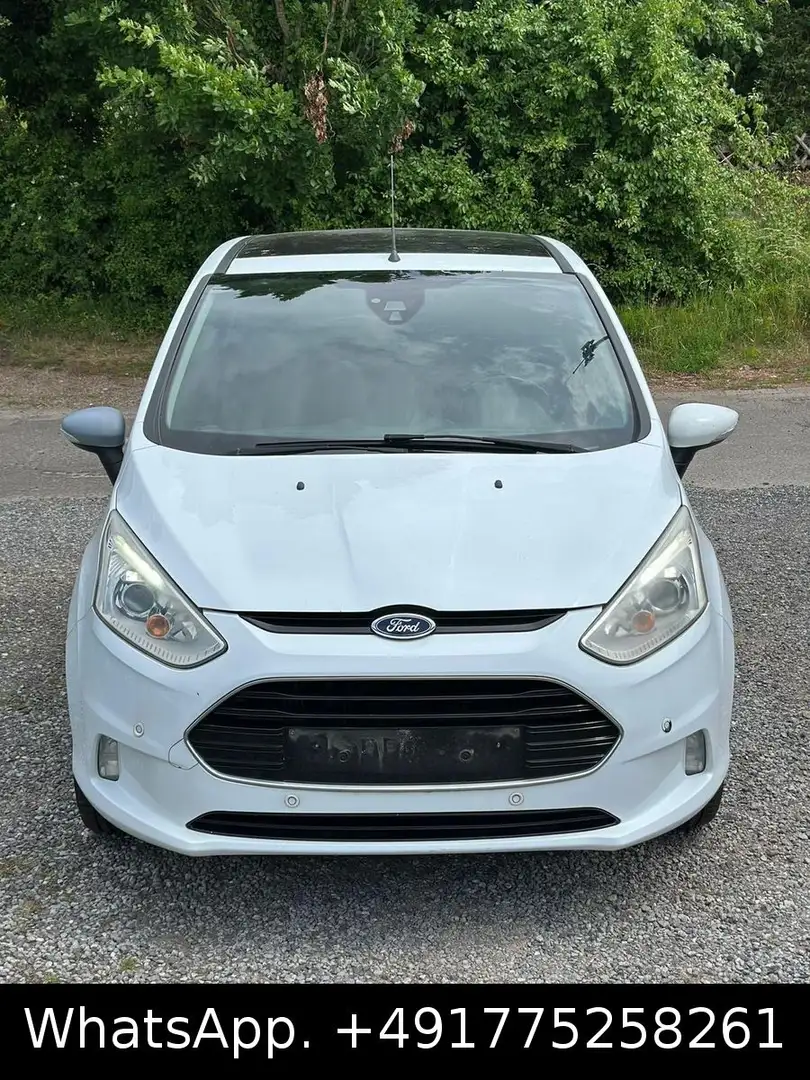 Ford B-Max B-MAX Titanium Navi,Pano,Euro5 Weiß - 2