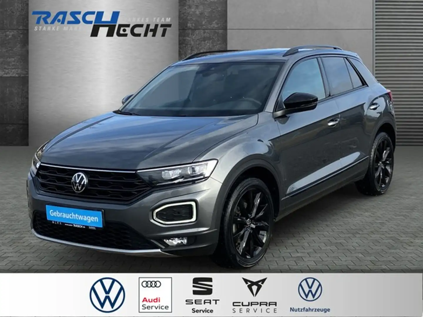 Volkswagen T-Roc Sport 1.5 TSI DSG*LED*PANORAMADACH*SHZ* Grau - 1