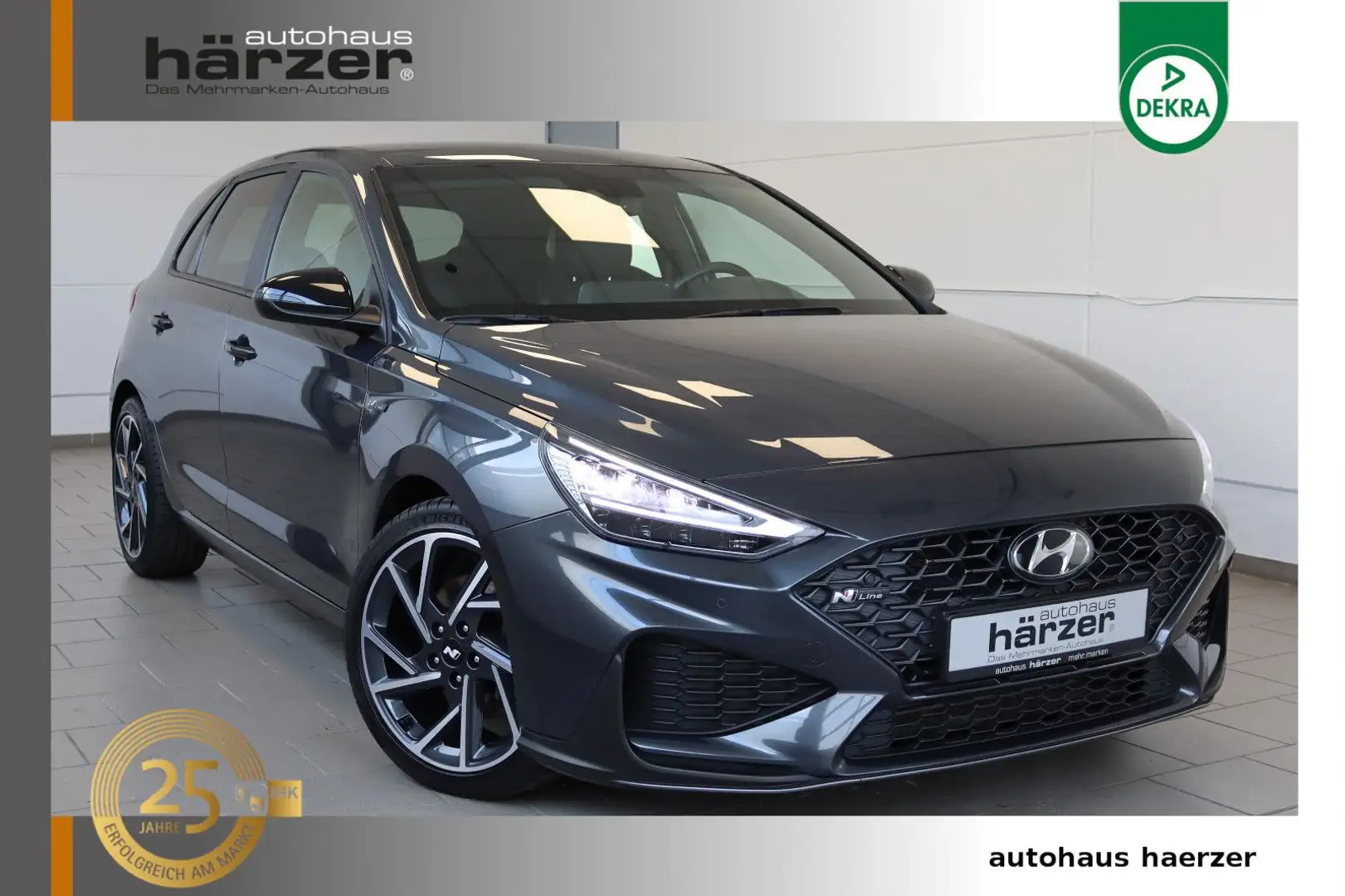 Hyundai i30 N Line DCT *LED*AHK*NAV*RFK*DAB*ACC*PDC*SHZ* Gris - 1