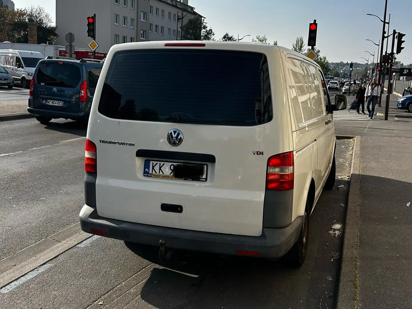 Volkswagen T5 Transporter Volkswagen T5 2,5 CDI Blanc - 2