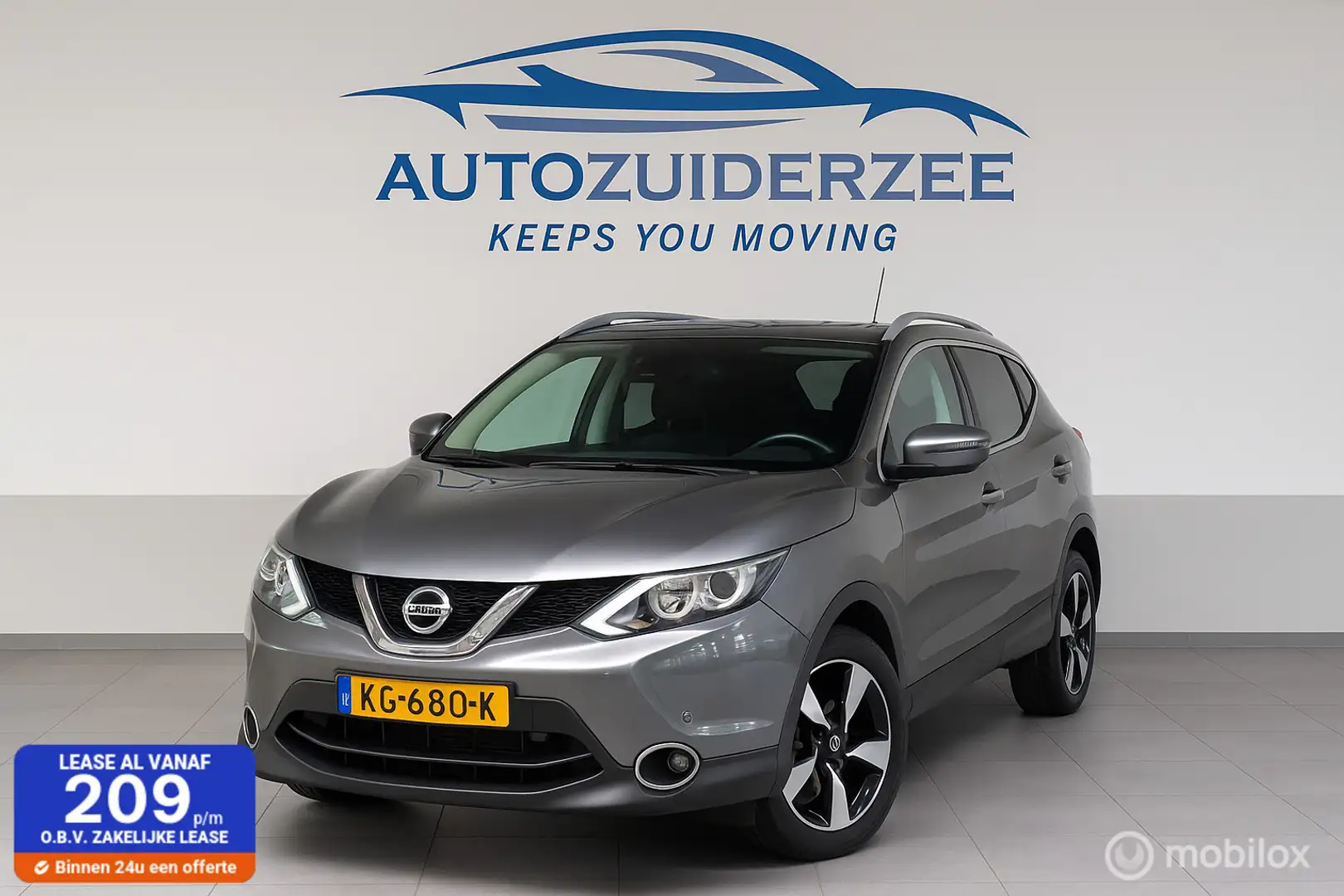 Nissan Qashqai 1.2 N-Vision | Compleet | Panorama | Camera Gris - 1