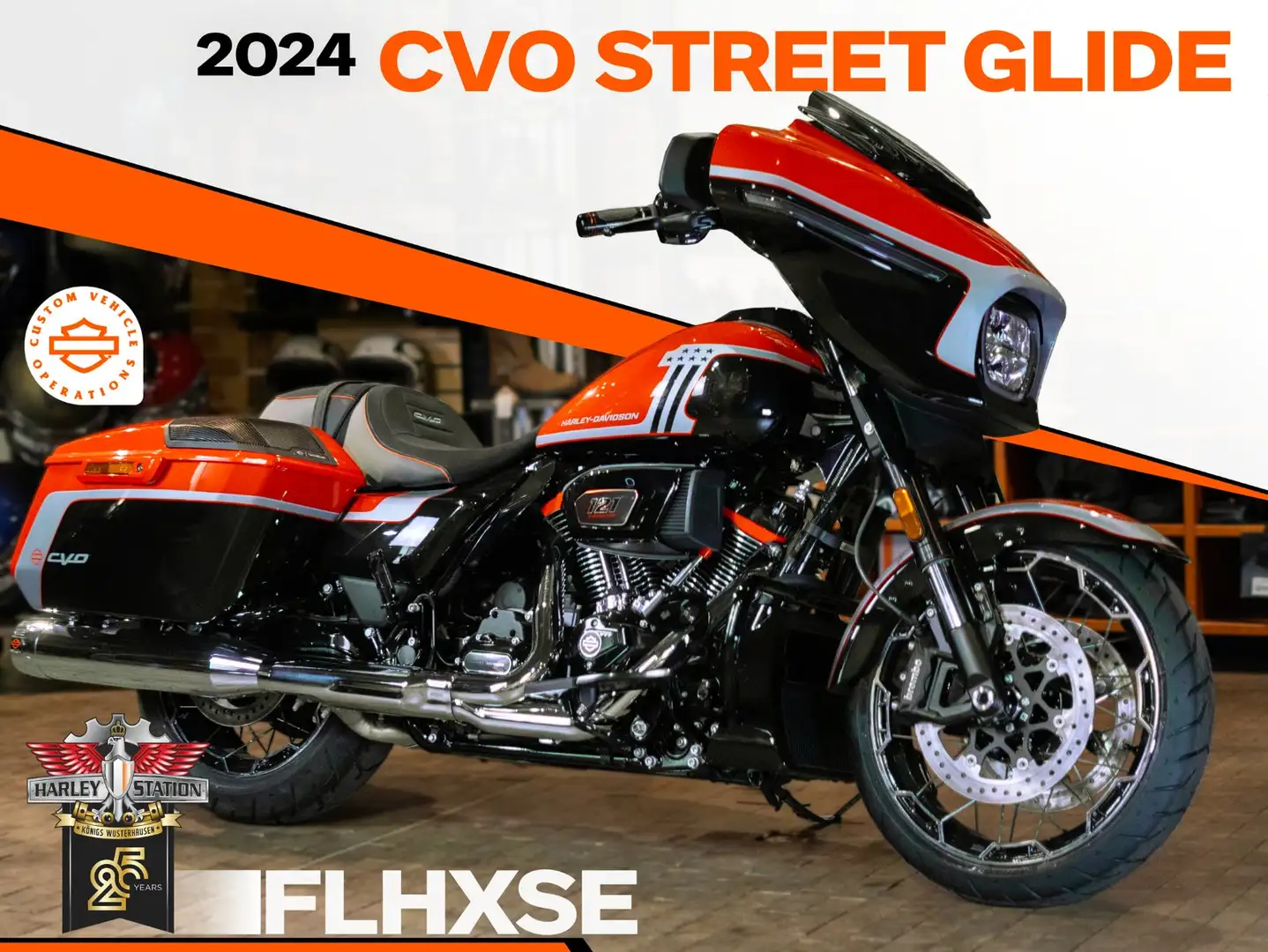 Harley-Davidson Street Glide FLHXSE CVO Street Glide Arancione - 1